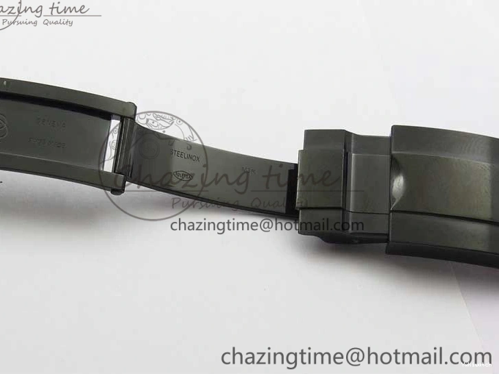 VR3135 Yacht-Master VRF Dial 116622 DLC Best Edition on Black Bracelet DLC 0425